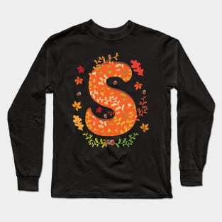 Letter S Monogram Long Sleeve T-Shirt